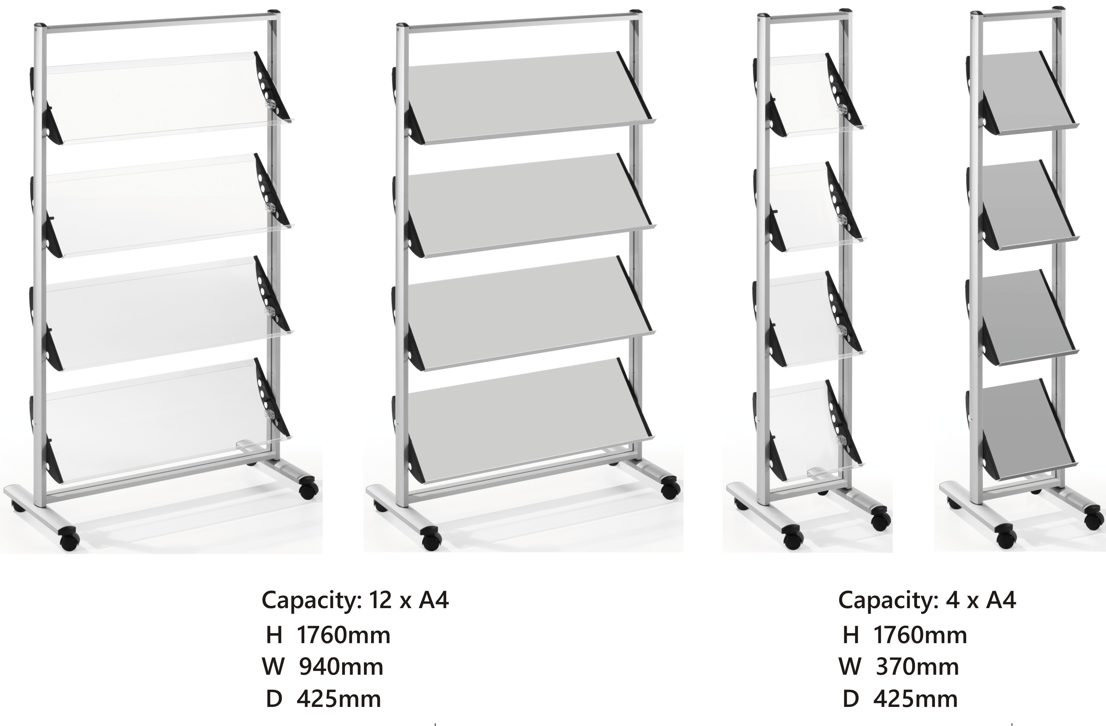 Quatro Premier Literature Stands